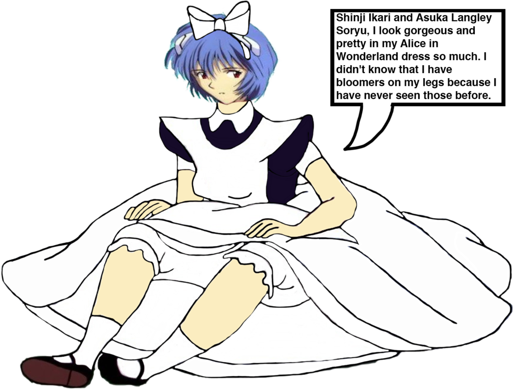 Rei Ayanami Quotes - Digimon Alice In Wonderland (1024x777), Png Download