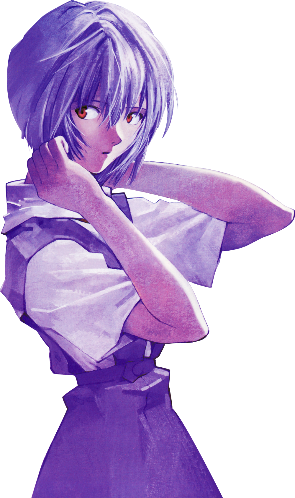 Transparent Rei Ayanami For Your Blog - Evangelion (1000x1685), Png Download
