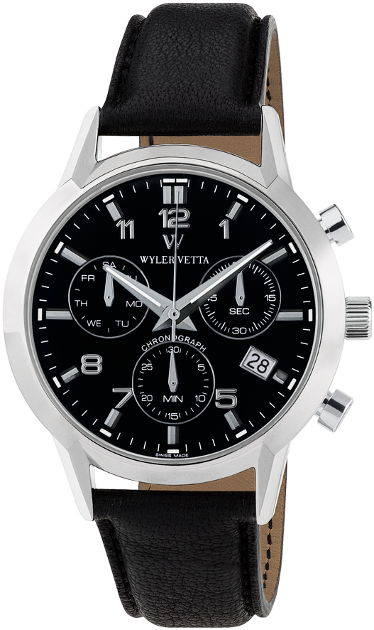 Data Sheet - Fossil Watches Black Leather (690x1000), Png Download