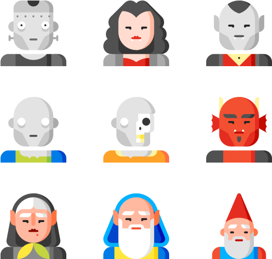 Fantastic Characters (600x564), Png Download