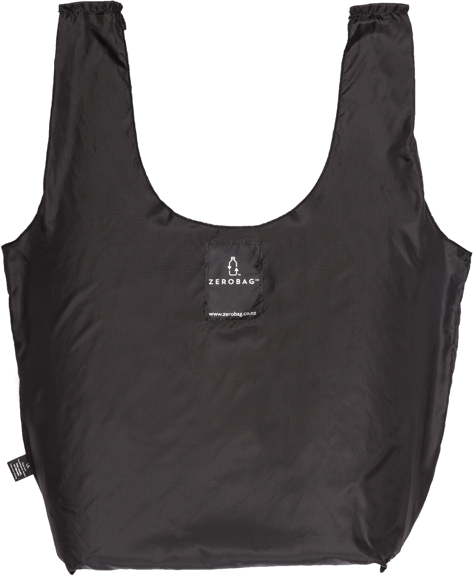 Photograph Of Reusable Black Grocery Bag Made From - Vest (2048x2048), Png Download
