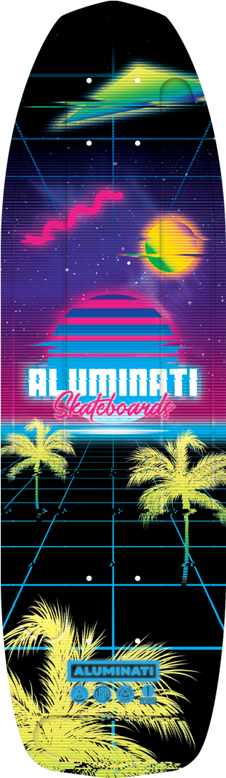 Aluminati Betamax Aluminum Deck - Skateboard Deck (721x1176), Png Download