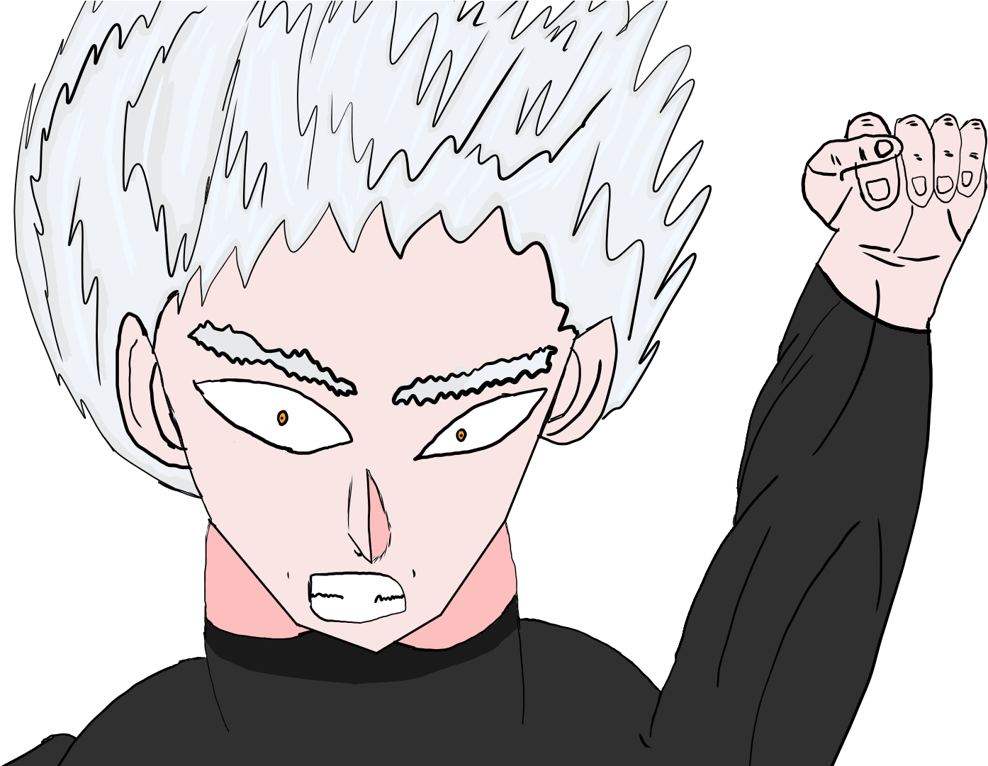 Just A Quick Fan Art Of Garou To Hype Up The Incoming - Cartoon (1920x1080), Png Download