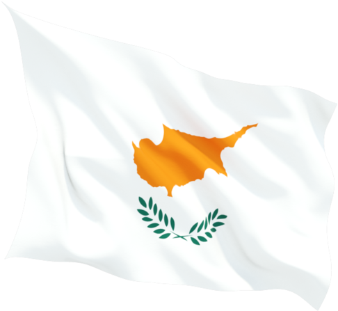 Graafix Flag Of Cyprus Flags - Cyprus Waving Flag Png (640x480), Png Download