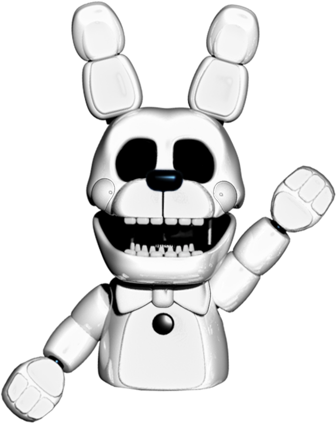 White Rabbit Puppet By Pkthunderbolt100 - Fnaf Fredbear Hand Puppet (660x830), Png Download