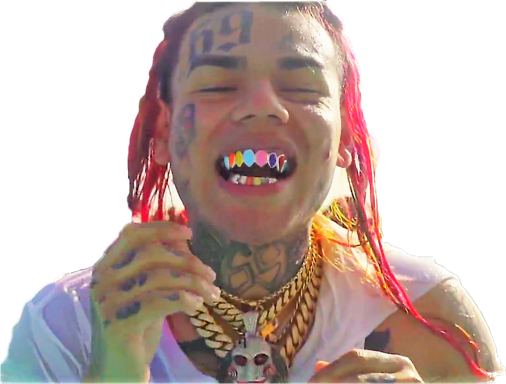 Los Dientes De 6ix9ine (1011x759), Png Download