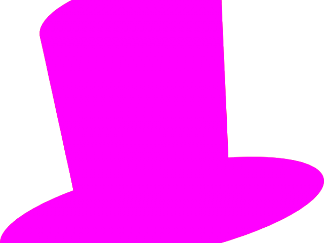 Top Hat Clipart Mad Hatter - Purple Hat Clip Art (640x480), Png Download