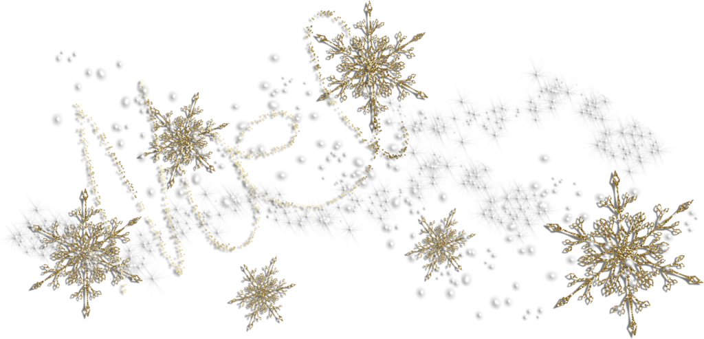 Golden-snowflake - Motif (1024x493), Png Download