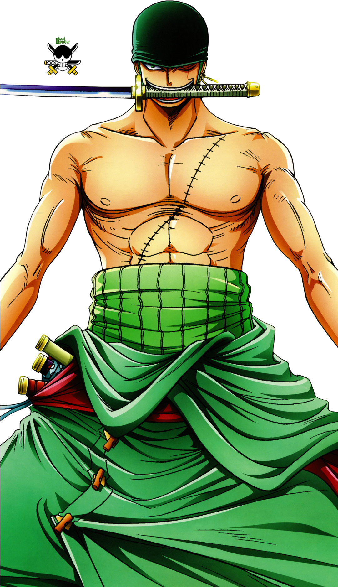 Download The Power Of Zoro One Piece Zoro 3 Swords Full Size Png Image Pngkit