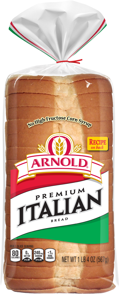 Arnold Premium Italian Bread Package Image - Arnold Bread (1000x1000), Png Download