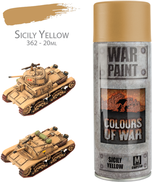 Avanti Spray Can - Flames Of War Dak Sand (690x772), Png Download