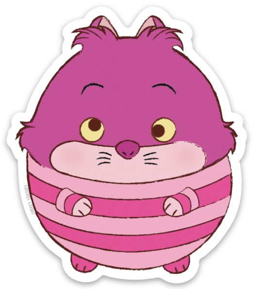 Cheshire Cat - Cartoon (523x594), Png Download