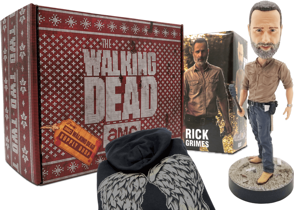 Rick Grimes Bobblehead - Figurine (990x700), Png Download