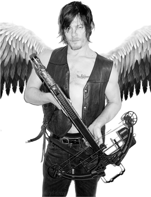 Norman Reedus Season 4 (500x748), Png Download