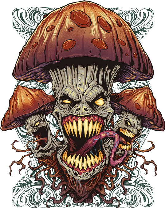 Evil Mushroom - Art (675x675), Png Download