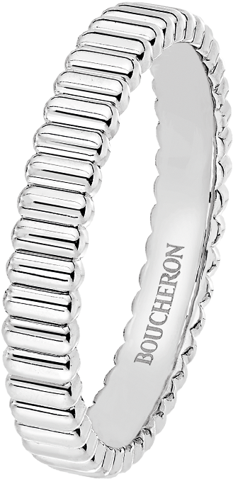 Grosgrain White Gold Wedding Band - Ring (960x960), Png Download