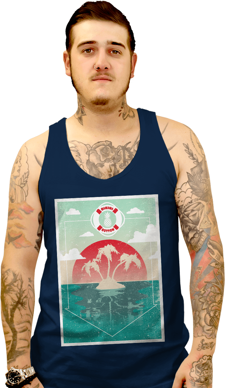 Bikini Bottom - Tattoo (900x1322), Png Download