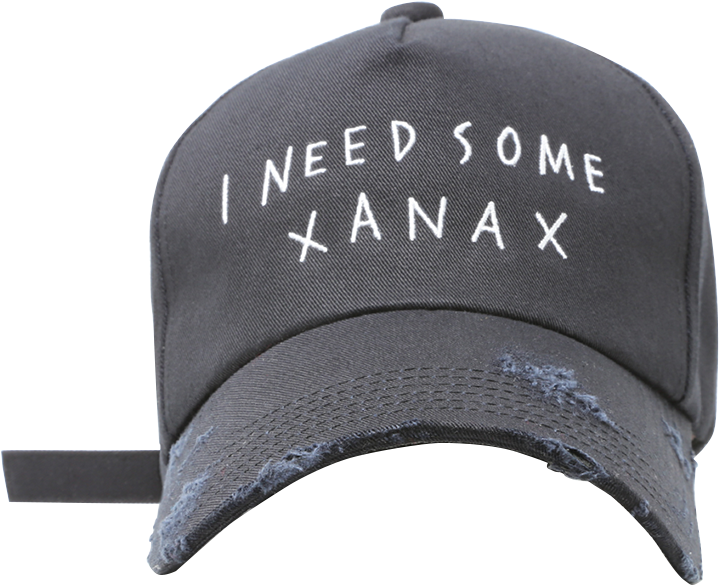 "xanax" Cap - Baseball Cap (820x820), Png Download