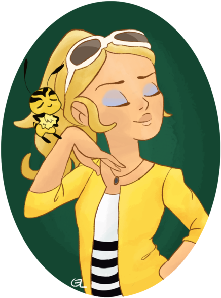 Queen B Miraculous Ladybug (500x615), Png Download