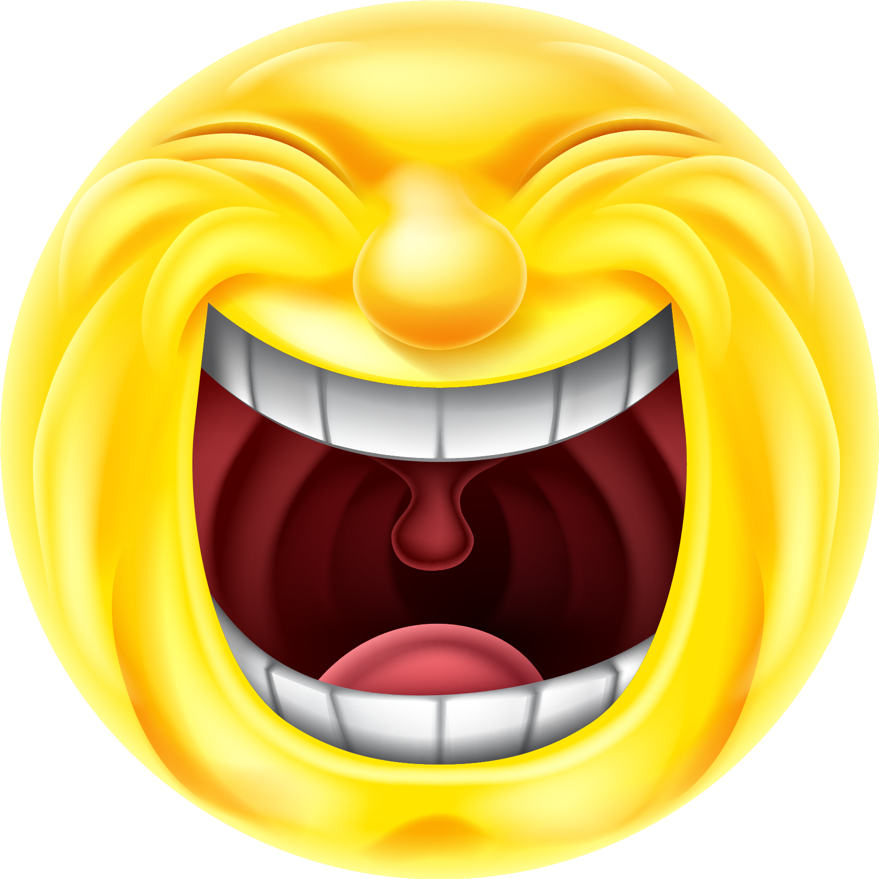 Emoticon Smiley Laughter Emoji Clip Art (1802x1735), Png Download