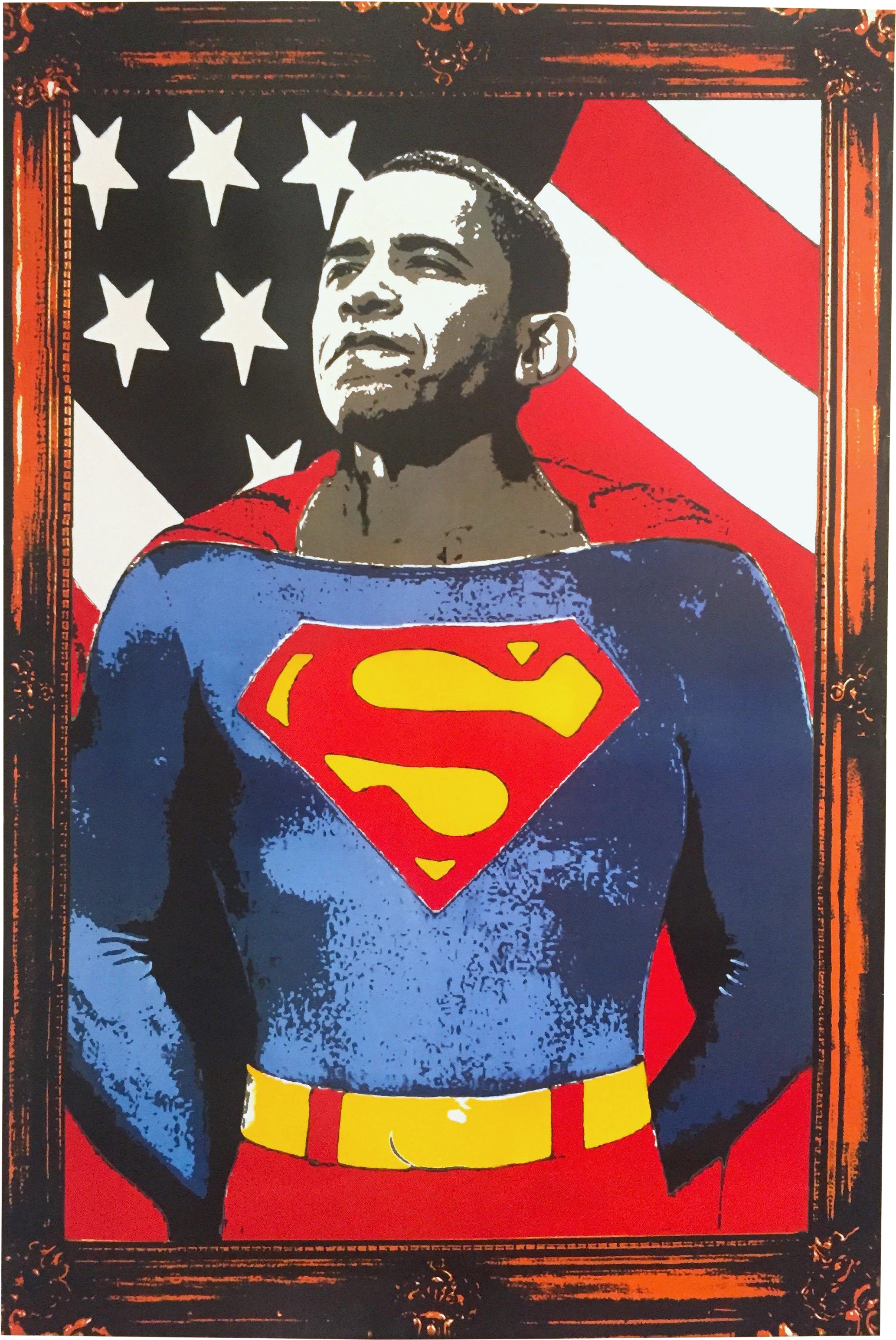 Obama Poster Maker - Superman Christopher Reeve Poster (2294x3430), Png Download