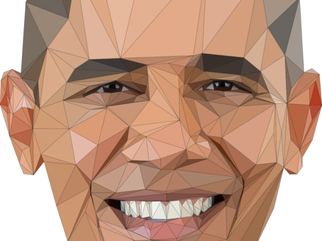 Portrait Clipart Obama - Barack Obama (640x480), Png Download