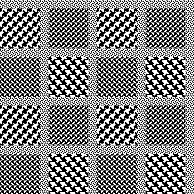 Prince Of Wales Computer Icons Textile Snowflake - Monochrome (750x750), Png Download