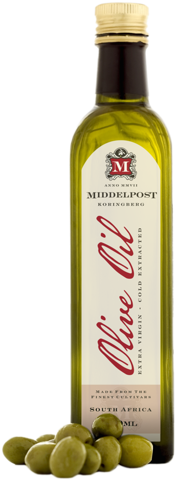 Middelpost Extra Virgin Olive Oil 500ml - Green (400x965), Png Download