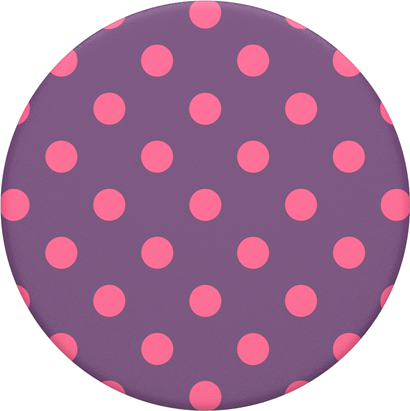 Polka Time Purple - Popsockets (1000x1000), Png Download