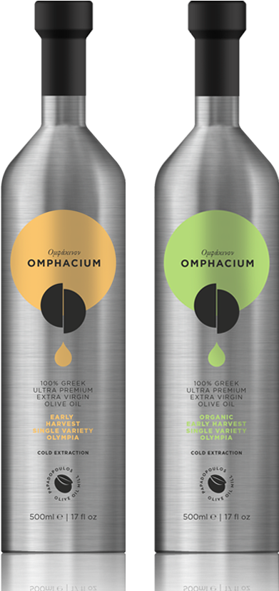 Omphacium Collection - Glass Bottle (398x849), Png Download