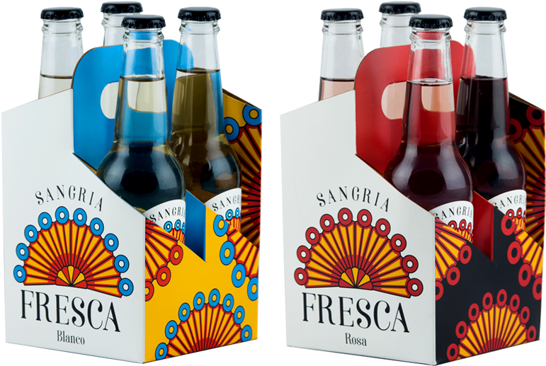 Fresca Sangria - Glass Bottle (778x551), Png Download