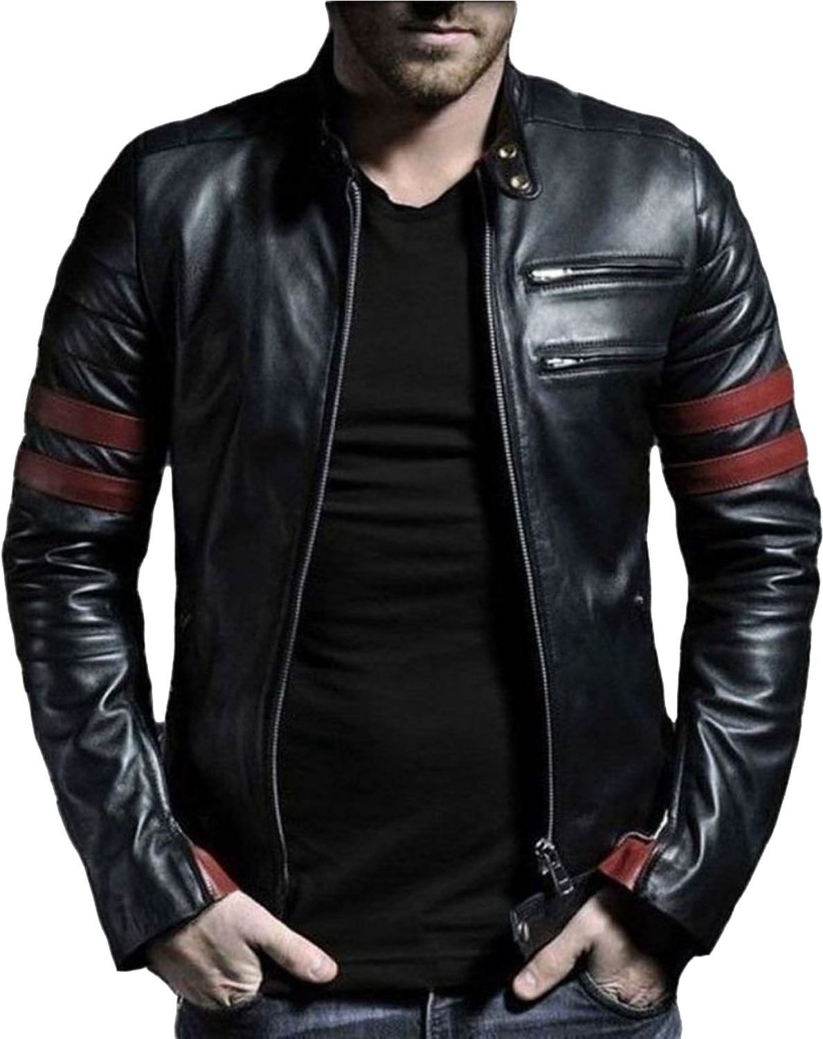 Leather Jacket Price In India (1500x1500), Png Download