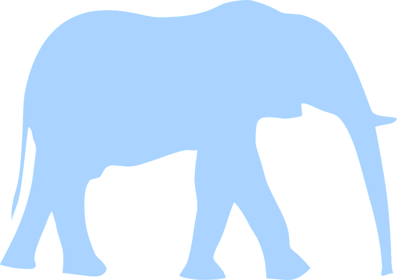 Blue,free - Plantillas Para Estarcido De Animales (1280x903), Png Download