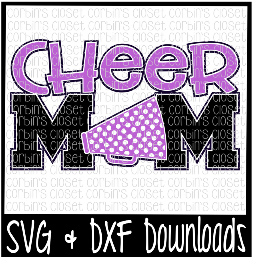Cheer Mom Svg Cut File - Poster (800x532), Png Download
