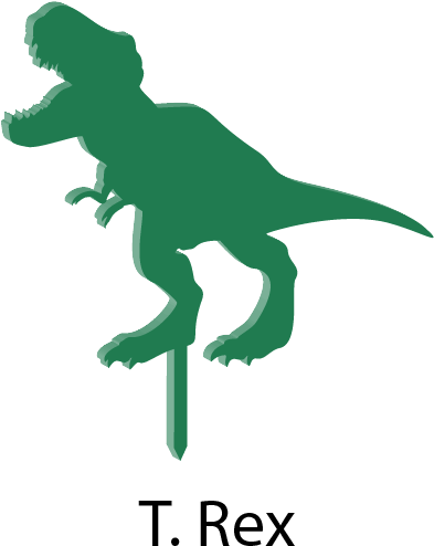 Dinosaur Cake Toppers - Animal Figure (594x594), Png Download