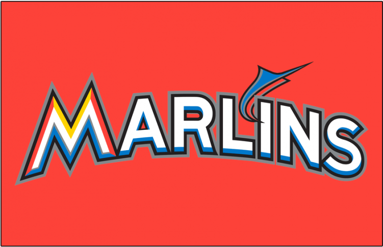 Miami Marlins Logos Iron On Stickers And Peel-off Decals - Miami Marlins (750x930), Png Download