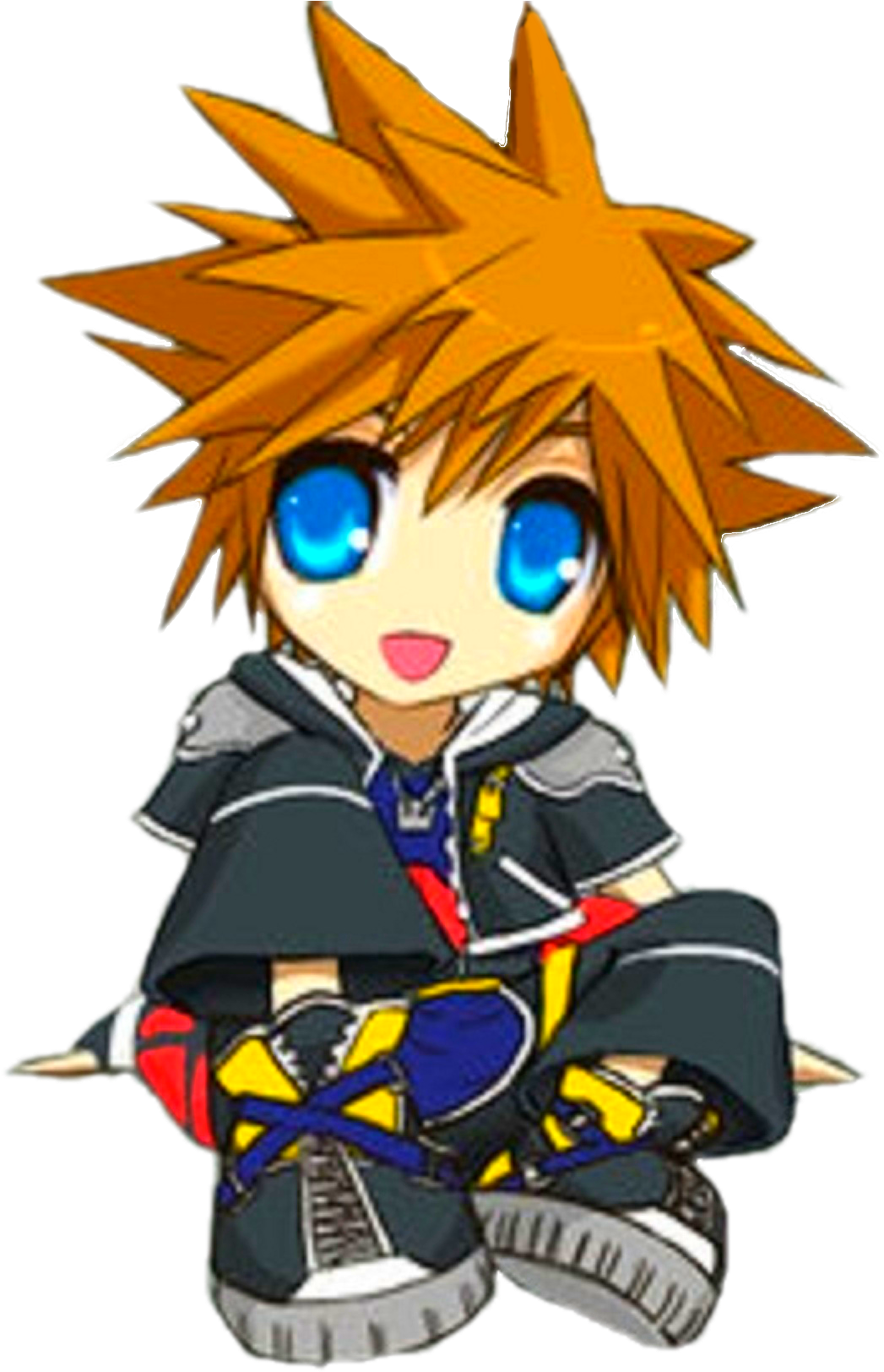 Sora From Kingdom Of Hearts - Sora Chibi (1049x1705), Png Download