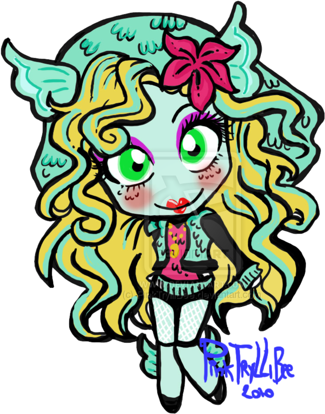 Monster High Images Lagoona Blue Chibi Hd Wallpaper - Monster High Lagoona Blue (800x889), Png Download