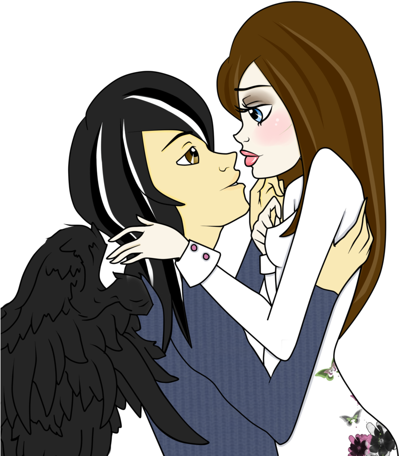 Angel And Amalthea By Brookbcox-d6l3glu - Cartoon (1024x1024), Png Download