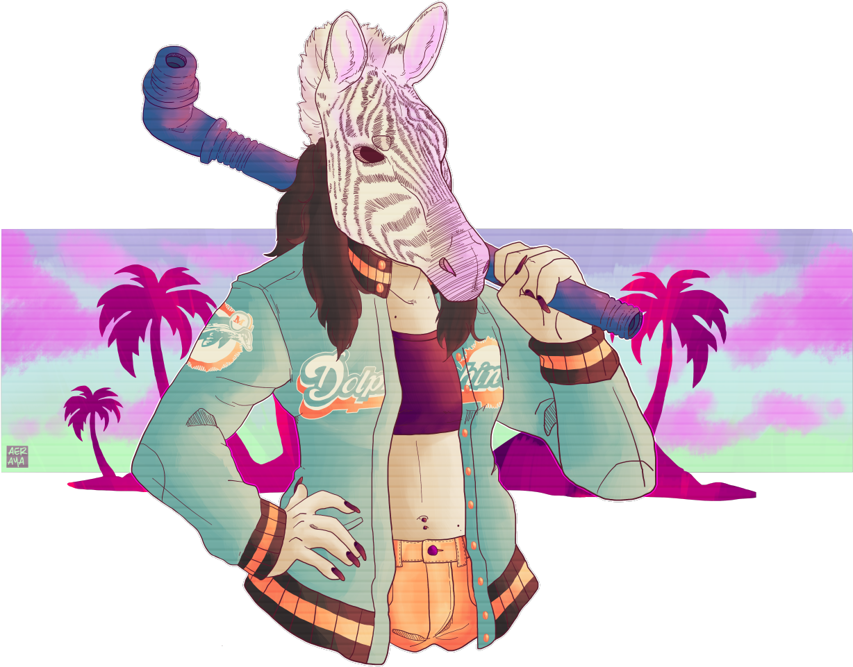 View Samegoogleiqdbsaucenao 1428438380174 , - Corey Hotline Miami Cosplay (1280x1000), Png Download