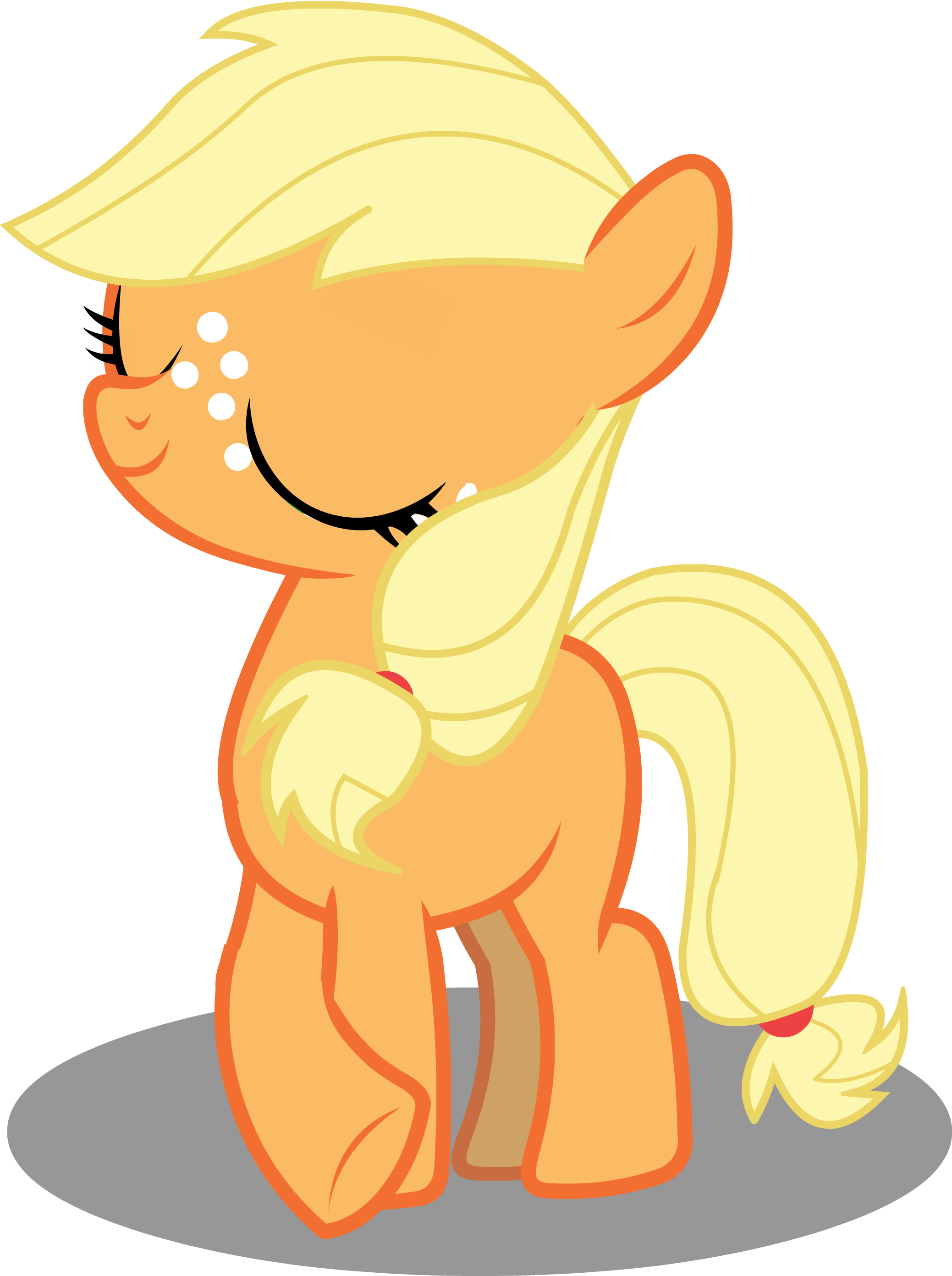 2077 X 2783 3 - My Little Pony Applejack Filly (2077x2783), Png Download