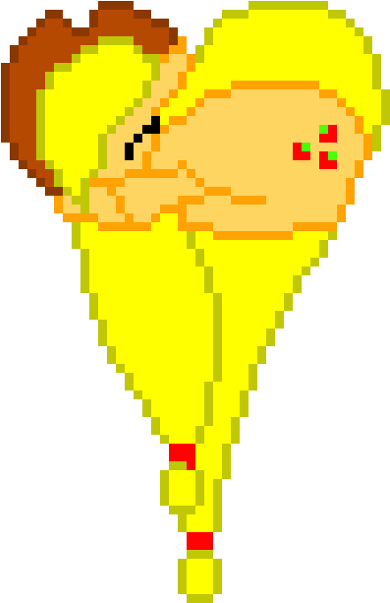 Applejack - Pixel Art Fork (540x710), Png Download