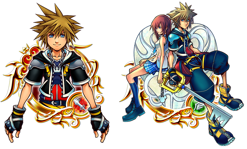 Download Kh2 Sora Illustrated Version And Key Art Kingdom Hearts