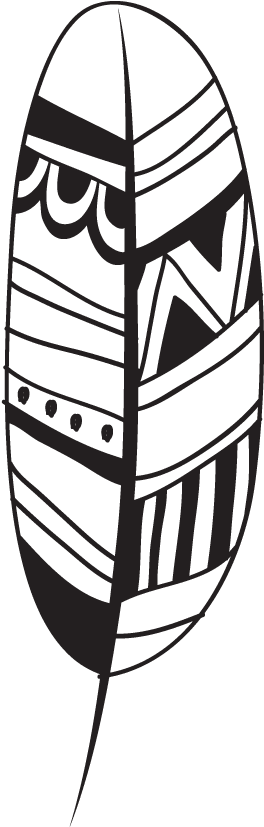 Tribal Leaf - Illustration (453x932), Png Download