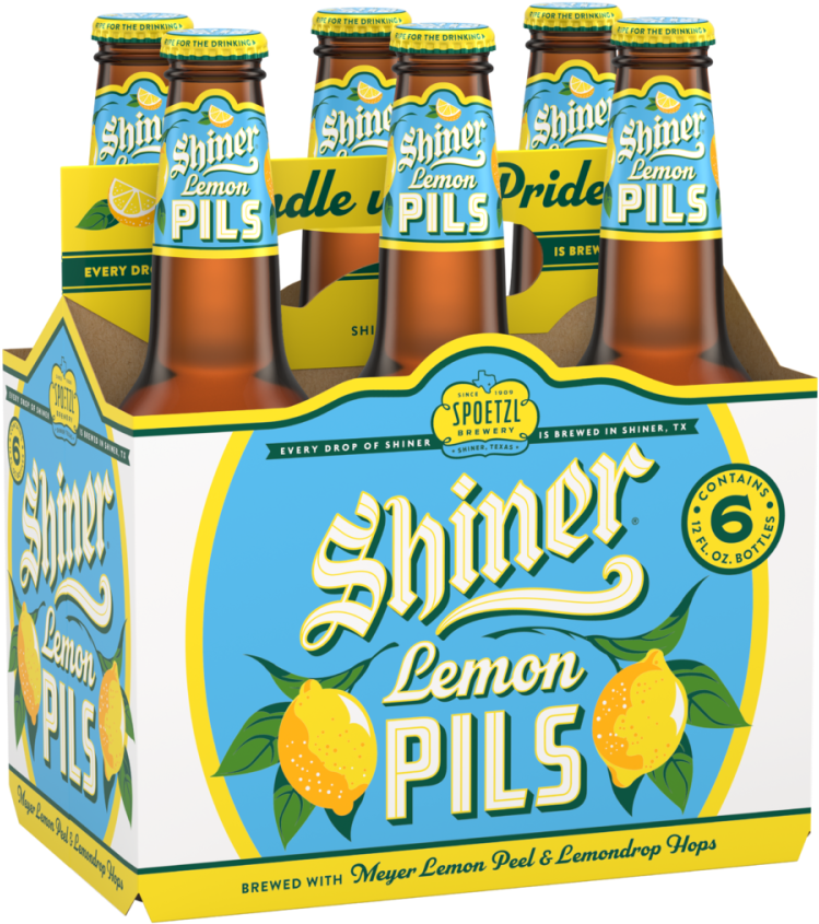 Now Available - Shiner Lemon Pils (900x900), Png Download