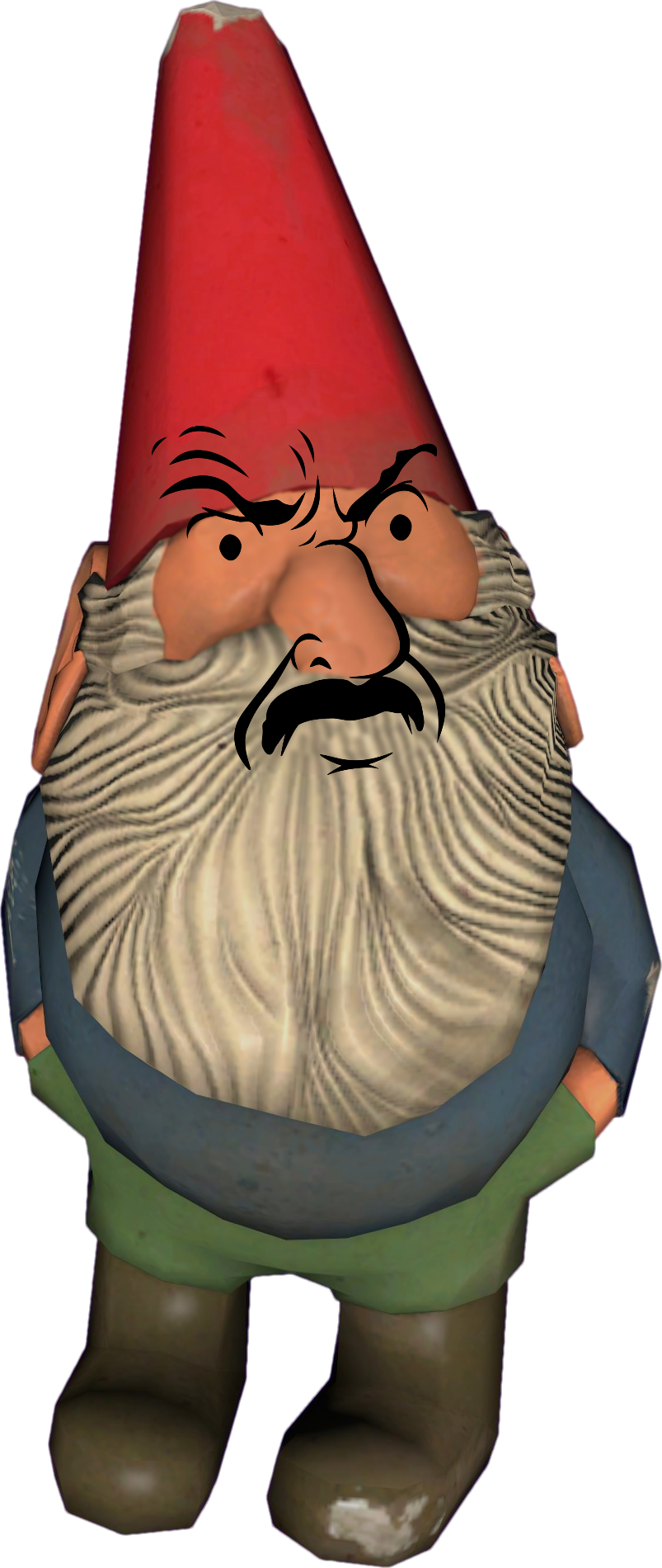 Nose Garden Gnome Fictional Character - Santa Claus (803x1900), Png Download