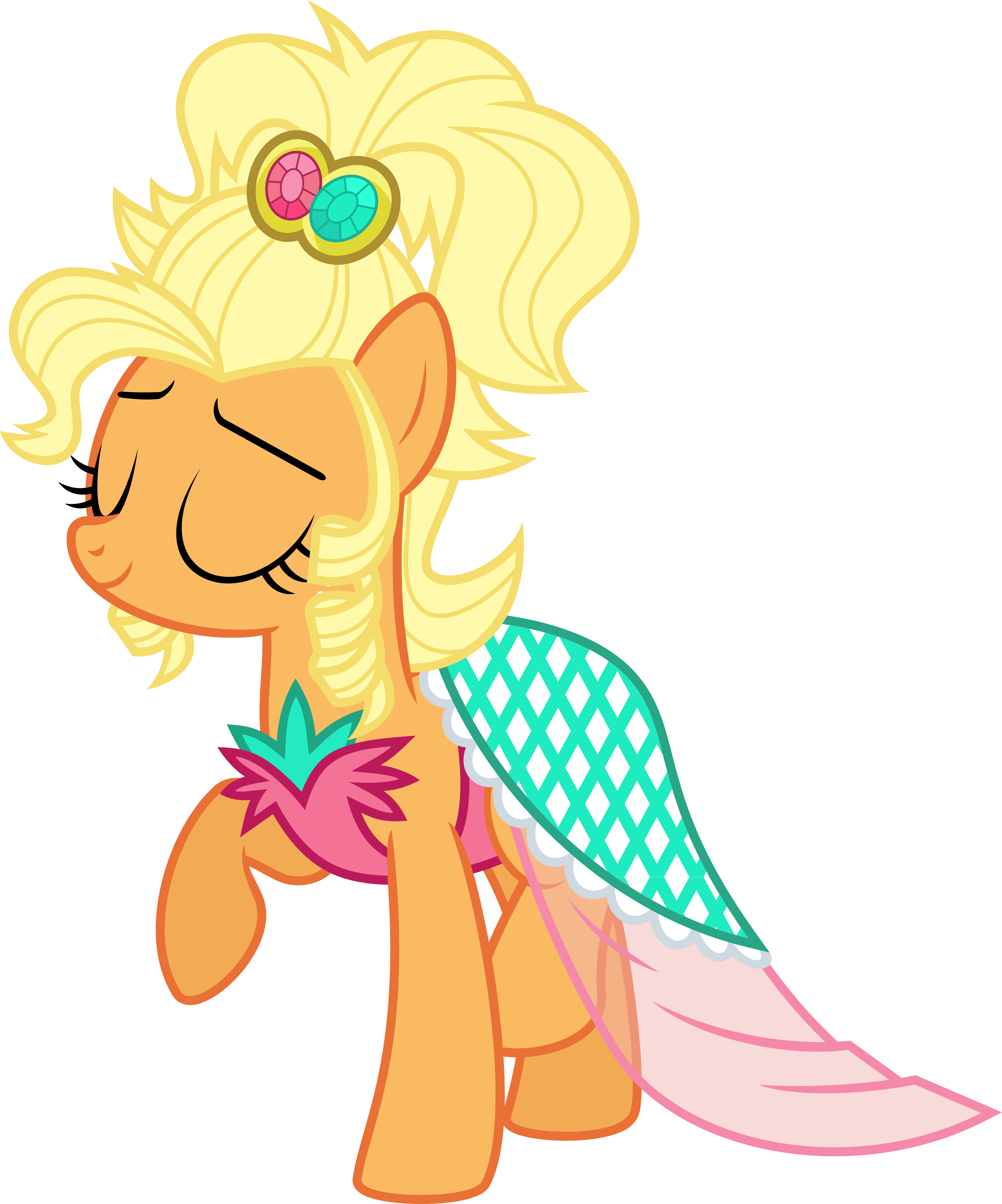 Download Png - My Little Pony Applejack Dress (4000x4804), Png Download