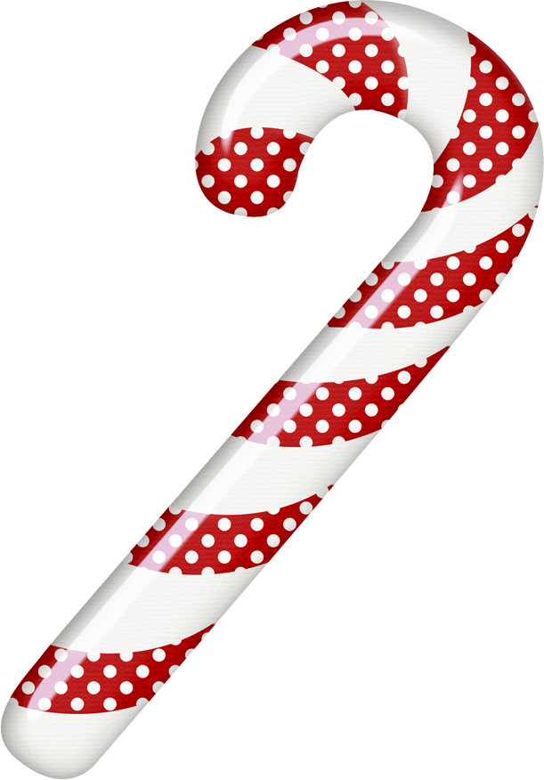 Patty Christmas Natal And Clip Art Ⓒ - Vintage Candy Cane (611x876), Png Download
