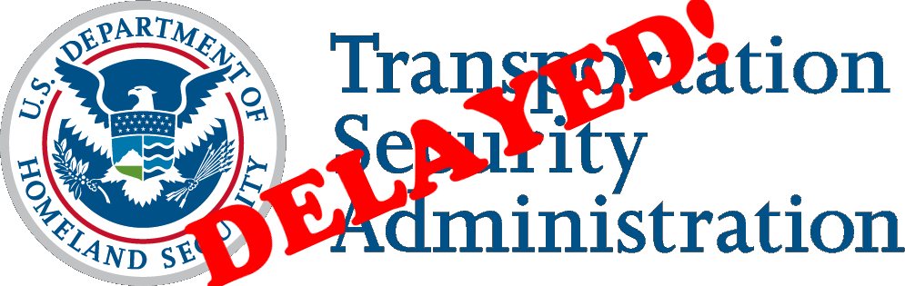 Transportation Security Administration Logo Delayed - Transportation Security Administration Logo (995x315), Png Download