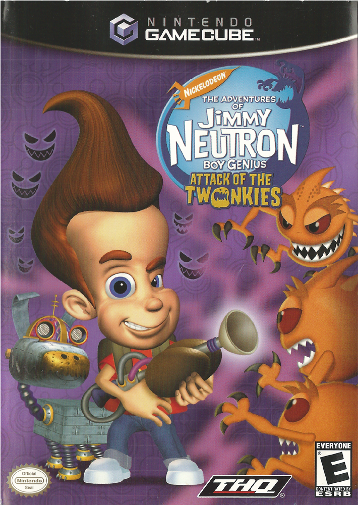 Adventures Of Jimmy Neutron Boy Genius Attack Of The - Adventures Of Jimmy Neutron Boy Genius Ps2 (1000x1000), Png Download